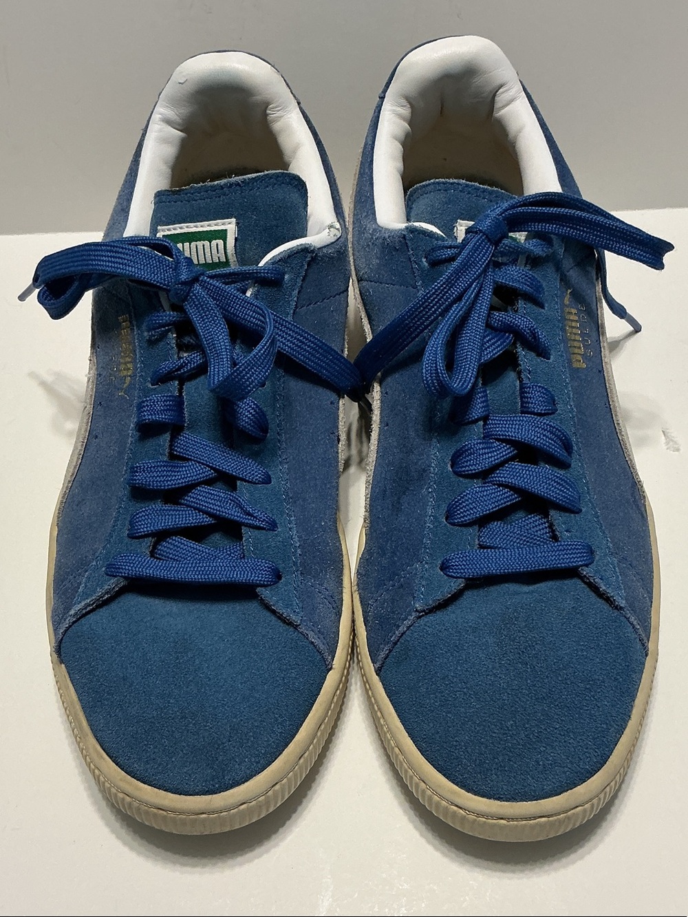 Puma Blue Suede Sneakers Women’s Sz 10